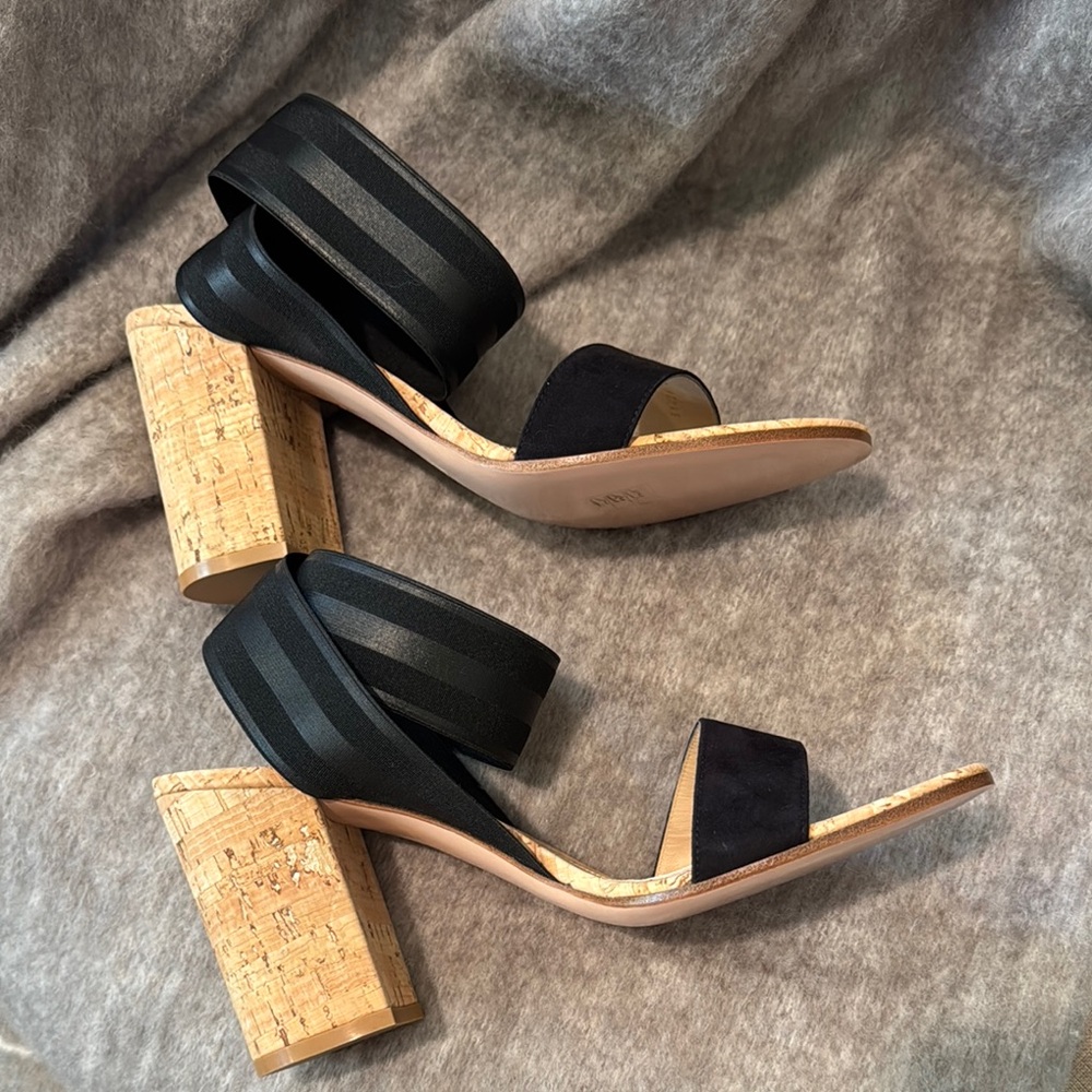 Gianvito Rossi Emily Suede Stretch Sandals